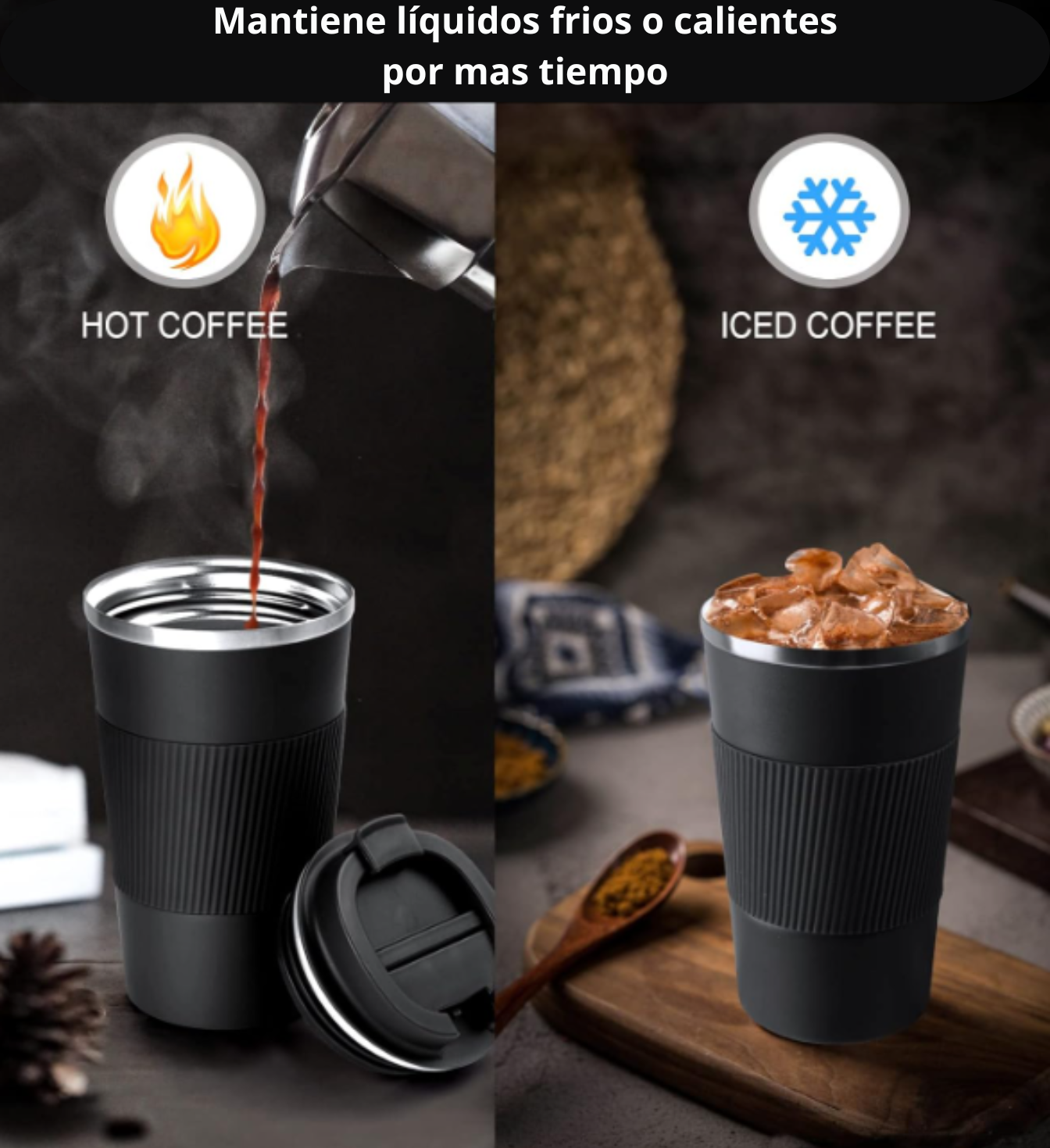 Vaso térmico Acero Inoxidable